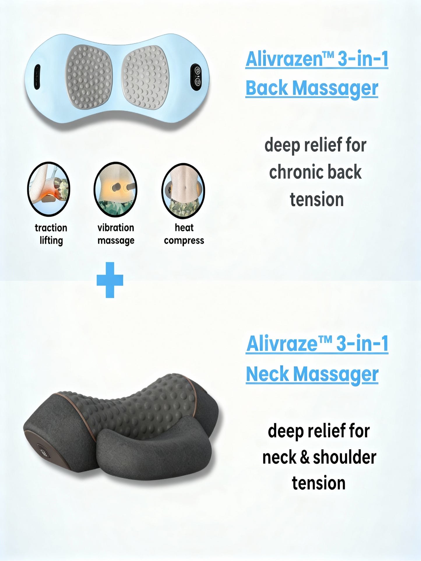 Original Alivrazen™ 3-in-1 Back Massager